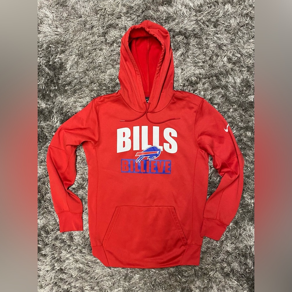 Nike DriFit Buffalo Bills Believe Hoodie, Size Small, Unisex